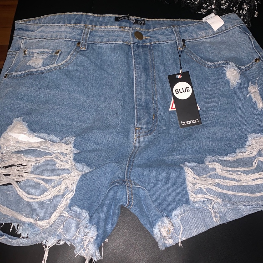 Denim jean shorts
